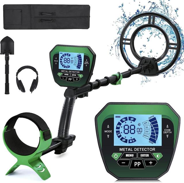 Metal Detector High Precision, Pinpoint & LCD Display, 10 Inch Detection Range for Gold, Silver, Coin & Treasure Hunting
