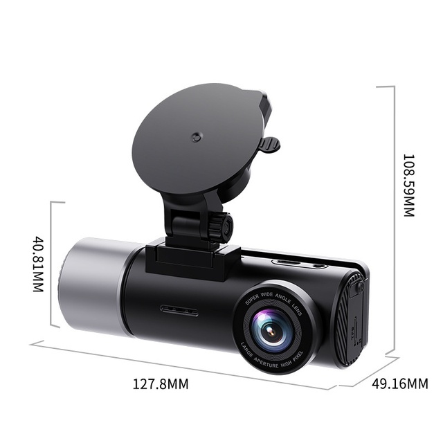 Ultra HD 4K+1080P Dual Dash Camera Front and Back with Sony Sensor Smart Car DVR GPS WiFi App Control G-Sensor Loop Recording