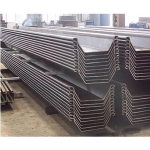 Fournisseurs de palplanches auxiliaires d'angle haute <span class=keywords><strong>pression</strong></span>, palplanches en acier profilé à froid de type U, profilé en acier de type 2, profil U de 6m, 9m, 12m - Product Image 5