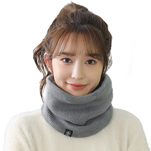 Winter Fleece Lined Thick <b>Neck</b> <b>Warmer</b> Unisex Double Layer Solid Color For Outdoor Sports Cycling Cold Protection - Product Image 5