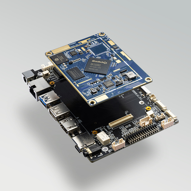New Product Android/LINUX Quad-Core Cortex-A55 up to 2.0GHz Android11/ Ubuntu 18.04 Channel DDR4 Embedded Motherboard