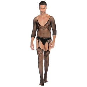Mens Impertinente Biancheria Intima Bodystocking Calze A Rete di Un Pezzo <span class=keywords><strong>Collant</strong></span> Sexy per Gli <span class=keywords><strong>Uomini</strong></span> Caldi di Mens Biancheria Intima - Product Image 4