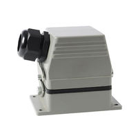 Connecteur industriel WZUMER 80 P à usage intensif HD 80 broches boîtier en aluminium rectangulaire IP65 étanche pour les applications électriques
