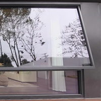 Ventanas de Aluminio con Aislamiento Térmico y Diseño de Soldadura sin Costuras de Alta Gama Personalizadas, con Sensor de Lluvia para Balcón