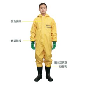 بدلة كيميائية مضادة للكهرباء الساكنة ومقاومة للأحماض والقلويات من الدرجة الأولى للحماية من البخار من هايجو HG-3WF - Product Image 5