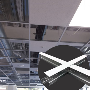 Hiện đại mạ kẽm Trần thép hệ thống treo trần giả gạch lưới TEE thanh - Product Image 2