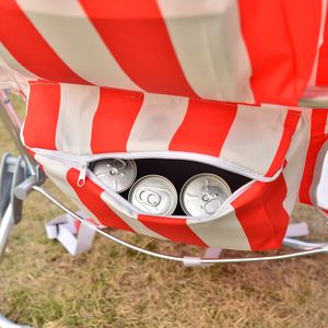 Chaise <span class=keywords><strong>de</strong></span> plage <span class=keywords><strong>chic</strong></span> style brésilien - Aluminium antirouille avec poche isolée pour club haut <span class=keywords><strong>de</strong></span> gamme, boutique, maison d'hôtes - Product Image 3