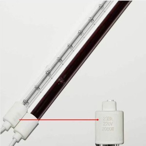 Nhà Máy Bán buôn thủy tinh thạch anh tắm hơi nóng sưởi ấm Halogen sưởi ấm hồng ngoại đèn cho phòng tắm hơi - Product Image 6