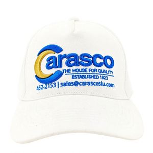 Gorra de Béisbol Bordada de 5 Paneles para Eventos de Team Building, Gorra Deportiva de Algodón Azul Marino para Repartidores - Product Image 3