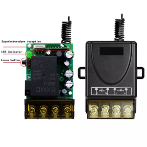 Interruptor de Control remoto <span class=keywords><strong>RF</strong></span> inalámbrico de relé de 220V 30A 433MHz, 1 transmisor + 1 controlador remoto receptor - Product Image 5