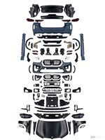 Kit de carrosserie automobile pour conversion de l'ancien au nouveau modèle pour BM W X5 E70 X6 E71, pare-chocs complet avec calandre, pièces de modification automobile