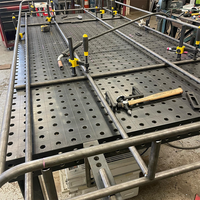 Table de soudage modulaire Premium D16 avec accessoires de fixation pour la fabrication lourde