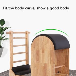 Reformadores de barril de escalera de madera para Pilates para el hogar grande profesional para entrenamiento de Yoga Corrector de columna vertebral ZJFIT P-314 5 años - Product Image 4