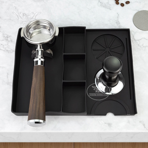 Alfombrilla de Silicona Antideslizante para Tamper de Espresso, Organizador de Distribución, Caja de Residuos de Café para Barista y Cafetería - Product Image 2