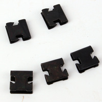 Pince d'équilibrage en manganèse à Double face de haute qualité, clip d'équilibrage noir 0.1g 0.2g 0.3g 0.4g 0.5g 0.6g 0.8g 1g