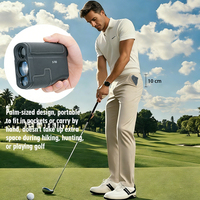 Télémètre laser de golf Tirstar à succès avec fonction de verrouillage du mât, vibration, indice de protection IP54, grossissement 6,0x, portable pour la chasse