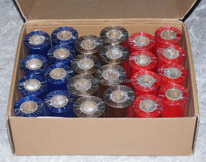 Ruban de cire pour <span class=keywords><strong>imprimante</strong></span> premium 110 mm x 450 m 110 mm x 300 m TTR Transfert de cire/résine Ruban de cire pour <span class=keywords><strong>imprimante</strong></span> à transfert thermique - Product Image 5