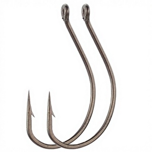 กล่องบรรจุ 50 ชิ้น เบ็ดตกปลาคาร์บอนสตีล Senyo แบบมีเงี่ยง สำหรับตกปลาแบส ปลาเทราต์ และปลาคาร์พ อุปกรณ์ตกปลา - Product Image 2