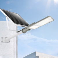 Lampe solaire de rue portable KCD Private automatique marche/arrêt 60w 80w 120w 250w en aluminium blanc chaud étanche avec détecteur de mouvement