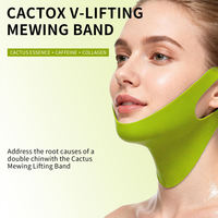 Masque Visage Raffermissant et Liftant au Cactus, Acide Hyaluronique et Collagène, Réducteur de Pores, Éclaircissant et Hydratant, Marque Privée OEM