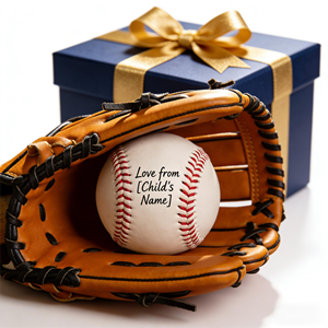 <span class=keywords><strong>Cadeau</strong></span> de baseball personnalisé pour petit-fils, message gravé « Je t'aime » sur un ballon de baseball de grand-père - Product Image 6
