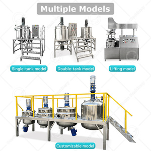 OCEAN 50l 100l 150l 200l Vacuum Emulsifying Mixer Homogenizer Heating Mayonnaise Ketchup Mix <strong>Machine</strong> with Scraper - Product Image 4