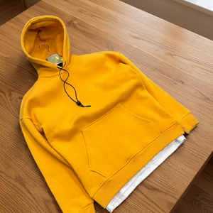 Sudadera con Capucha Básica para Hombre, Manga Larga, Estilo Casual, Algodón Jersey, Estampado Digital Otoñal - Product Image 3