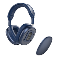 Casque sans fil à réduction de bruit, dernière mode, design fin, batterie remplaçable, casque Bluetooth stéréo avec micro