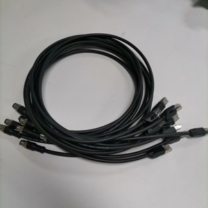 Codificação impermeável M12 D para RJ45 <span class=keywords><strong>Patch</strong></span> Cable Ethernet indústria Cat5e rede cabo 26awg PUR 5m - Product Image 6