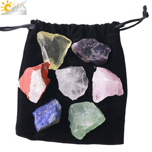 <span class=keywords><strong>CSJA</strong></span> Vente en gros en vrac de pierres précieuses brutes naturelles de guérison Reiki des 7 chakras, cristaux de roche, quartz, pierres brutes, ensemble pour le yoga et la méditation K024 - Product Image 3