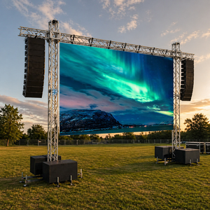Structure Modulaire en Alliage d'Aluminium pour Affichage 6m x 8m, Rectangulaire, Connexion Rapide, Durable, Grise, pour Expositions - Product Image 2
