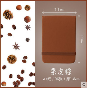 <span class=keywords><strong>New</strong></span> cổ điển A7 Kích thước bìa cứng da Pocket Tạp Chí máy tính xách tay văn phòng & trường văn phòng phẩm tùy chỉnh - Product Image 3
