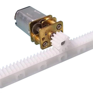 Crémaillère de transmission linéaire 125 mm, largeur 7 mm, épaisseur 4 mm pour kit moteur N20 - Product Image 3