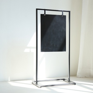 Round <b>Swinging</b> Pavement Sign Floor Stand Sidwalk Shop Store Front Advertising Board for Outdoor Business - Product Image 4