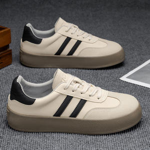 Dezhen Men's Spring/Limited Edition Winter Lace-up Retro Low-top Casual <b>Sneakers</b> 2025 Hong Kong Fashion Design - Product Image 3