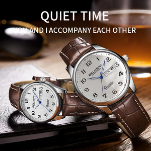 Montre BELUSHI en alliage d'acier inoxydable 40 mm à quartz, sportive, mode, simple, avec breloque pièce de monnaie, lumineuse, affaires, loisirs, calendrier, étanche - Product Image 5