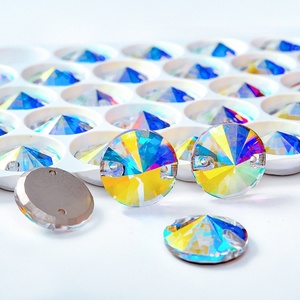 OLeeya Premium Nouveaux Strass en Cristal à Dos Plat de Haute Qualité à Coudre pour Vêtements, Chaussures et Accessoires DIY - Product Image 2