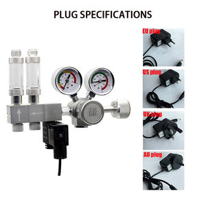 Options multiples de prise de pression réglable de réducteur de CO2 d'aquarium d'acier inoxydable - Product Image 2