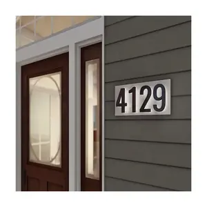 Personnalisé <span class=keywords><strong>Extérieur</strong></span> Magasin Signalisation Led Canal Lettres 3d Acrylique Logo Lettre Signe <span class=keywords><strong>extérieur</strong></span> étanche numéro de maison - Product Image 2