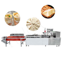 Machine automatique pour burrito mexicain au poulet, farine de pain pita, tortilla, taco, roti, chapati, équipement de service