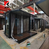 Petite Maison Mobile Maisons Préfabriquées Pliantes 4 Chambres 20 pieds 40 pieds Maison de Conteneur Extensible de Luxe
