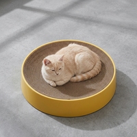Bac à gratter pour chat en carton ondulé écologique, détachable et remplaçable, avec logo personnalisé OEM pour animalerie