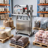 Machine d'emballage sous vide électrique verticale automatique en acier inoxydable 304 avec écran tactile PLC pour l'emballage en sachet