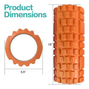 Colonne de Yoga creuse de <span class=keywords><strong>Protection</strong></span> de l'environnement EVA 30cm/33cm tige de Massage en <span class=keywords><strong>mousse</strong></span> d'arbre de Fitness bâton de Massage de Relaxation musculaire - Product Image 3