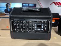 Odak Speaker PA kekuatan tinggi profesional luar ruangan dengan Input gitar dan mikrofon, sistem suara untuk kinerja panggung dan langsung