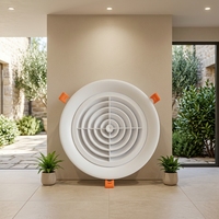 Grille de ventilation industrielle moderne en ABS pour système CVC, diffuseur de conduit, durable, installation facile, garantie 3 ans