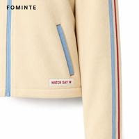 Veste polaire personnalisée pour supporter de football n°10, chaude pour l'hiver, manteau de supporter de football, vente en gros, vêtements de sport unisexes pour équipes