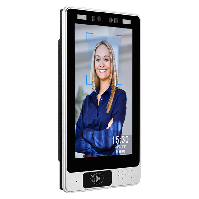 8 Inch Android/linux Access Tablet with Front Dual IR and RGB Camera NFC POE Option