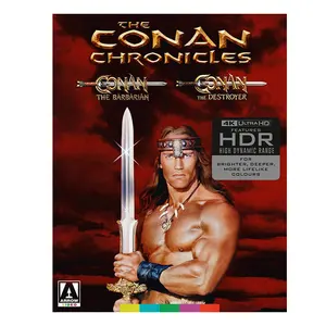 Sejarah Conan The barbar & Conan the Destroyer [4K Ultra HD] 3 diss Film DVD Box Set TV Show Film produsen