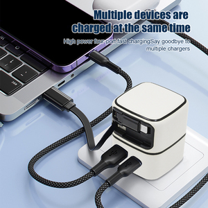 <span class=keywords><strong>Cargador</strong></span> de Pared GaN de 35W con 2 Cables Retráctiles para <span class=keywords><strong>iPhone</strong></span> 16/17, Velocidad de Carga Súper Rápida - Product Image 5